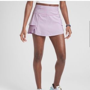 Athleta light purple tennis skirt with shorts